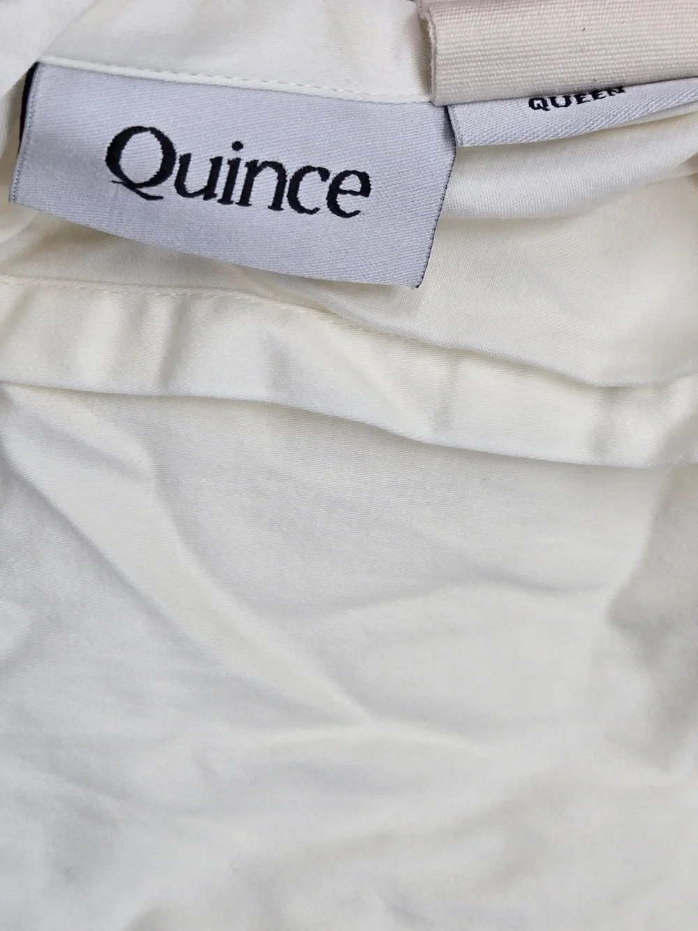 NWOT QUINCE Luxury Organic Sateen Sheet Set Queen Ivory 8627